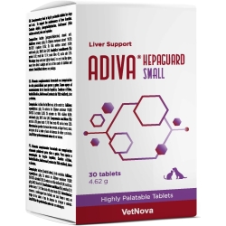 Adiva Hepaguard Small - Complementary feed for dogs and cats 30 chews