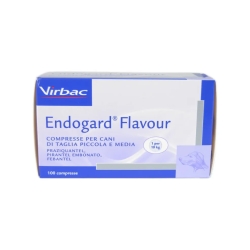 Endogard Flavour - Antihelminthic Tablets for Dogs Against Round and Flat Worms 100 chews