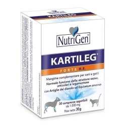 Kartileg Forte H.E. - Complementary feed for athletic dogs and cats for bones and joints 60 tablets