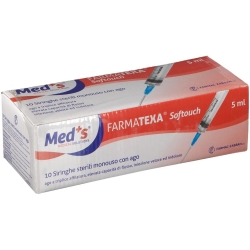 Meds Farmatexa softouch - 10 sterile syringes with needle of 5 ml