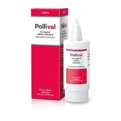 Pollival eye drops 10 ml - conjunctivitis treatment