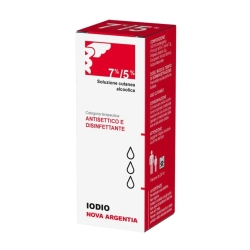Alcoholic Iodine Solution - disinfectant medication for the skin 25 ml