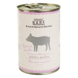 B.A.R.F. Minced Pork with Potatoes and Zucchini - Complete Dog Food 400g