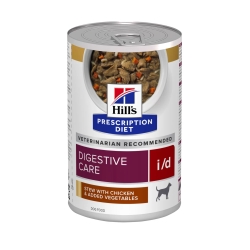Prescription Diet i/d Chicken and Vegetable Stew - Food for puppies and adult dogs for digestive health 354g