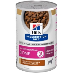 Prescription Diet Gastrointestinal Biome Chicken Vegetables - Stew for Dogs with Gastrointestinal Problems 354g