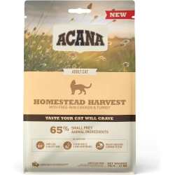 Homestead Harvest Chicken & Turkey - Complete food for adult cats 340g
