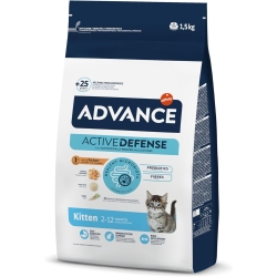 Advance activedefense Chicken - Complete food for kittens and pregnant or lactating cats 1.5 kg