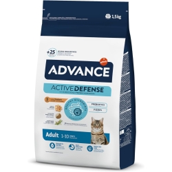 Advance Active Defense Chicken - Complete food for adult cats 1.5 kg