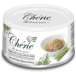 Skin Coat Tuna with Green Beans in Sauce - Wet Food for Cats 80g