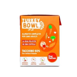 Turkey Bowl - Complete food for adult dogs with digestive sensitivities or weight problems 390 gr