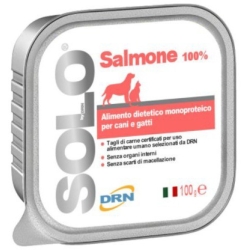 Salmon Only - Wet food for dogs with food allergies or intolerances 100g