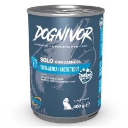 Dognivor Trout, Barley and Zucchini - Complete wet food for dogs 400g
