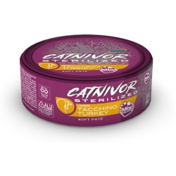 Catnivor Sterilized Turkey - Complete food for sterilized adult cats 80g