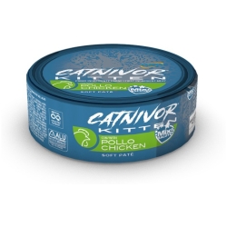 Catnivor Kitten Chicken - Complete food for kittens and pregnant and lactating cats 80g