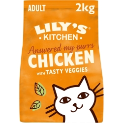 Chicken and Vegetables - Complete dry food for adult cats 2 kg