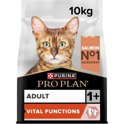 Purina Pro Plan Adult 1+ Vital Functions Salmon - Complete food for adult cats 10 kg
