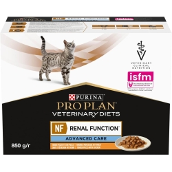 Purina Proplan Diet NF Chicken - Dietary wet food for cats with renal insufficiency 850 g