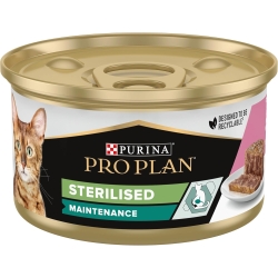 Purina Pro Plan Sterilized Maintenance Tuna and Salmon - Complete food for sterilized cats 85g