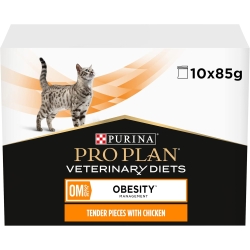 Purina Proplan Diet OM Chicken - Complete dietetic food for adult cats for weight reduction 850 gr