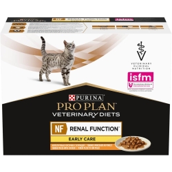 Purina Proplan Diet NF Renal Early Care Chicken - Complete dietetic food for cats with renal problems, 850 g