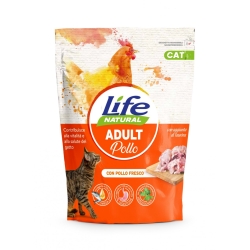 Life Natural Adult Chicken - Complete food for adult cats 800g