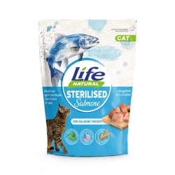 Life Natural Sterilized Salmon - Complete food for sterilized cats 800g
