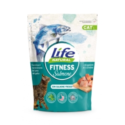 Life Natural Fitness Salmon - Complete food for adult cats 800g