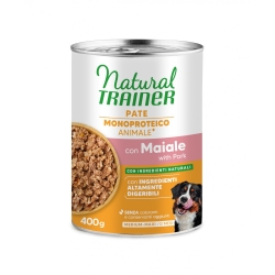 Single-Protein Pork Pate - Complete food for medium and large adult dogs 400g