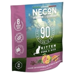 Necon Natural Wellness Pork and Rice - Complete food for growing kittens up to 6 months 400g