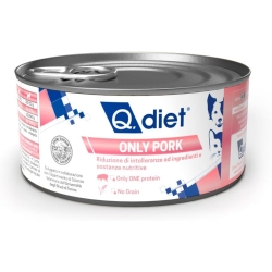 Q.diet only fresh Pork - Dietary food for dogs and cats 150 g