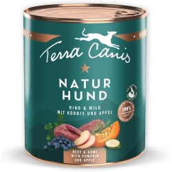 Naturhund Beef and Game - Complete wet food for dogs 800g