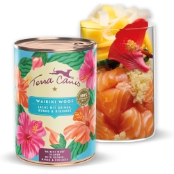 Flower Waikiki Woof Salmon - Complementary wet food for dogs 400g