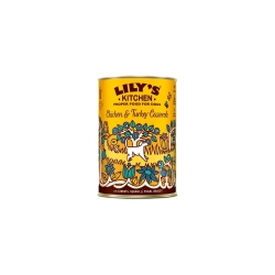 Chicken & Turkey Casserole - Complete wet food for adult dogs 400g