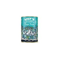 Puppy recipe Turkey Duck Cabbage - Complete food for puppies 400 gr