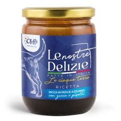 Cliffi Le Nostre Delizie 5 Terre Blue Fish, Pumpkin and Peas - Complete Food for Dogs 80g