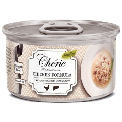 Chicken Fillets with Liver in Sauce - Wet Food for Cats 80g