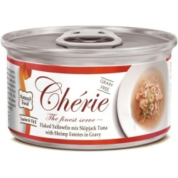 Albacore Tuna Mix with Shrimp in Sauce - Wet Food for Cats 80g