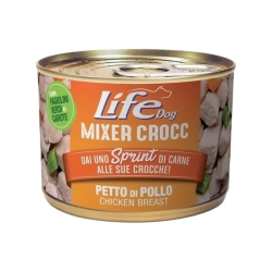 Life Dog Mixer Crocc Chicken Breast - Complementary food for dogs to be mixed with dry foods 150 g