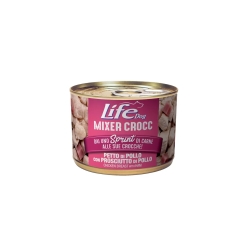 Life Dog Mixer Crocc Chicken Breast with Chicken Ham - Complementary food for dogs 150 gr