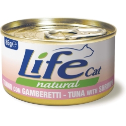 Life Cat Natural Tuna and Shrimp - Wet Food for Cats 85g