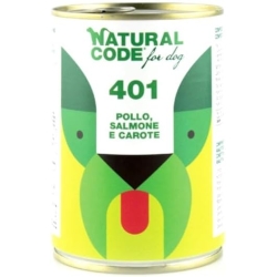 401 Chicken, Salmon and Carrots - Complete food for adult dogs 400g