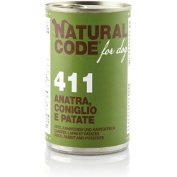 411 Duck, Rabbit and Potatoes - Complete dog food 400g