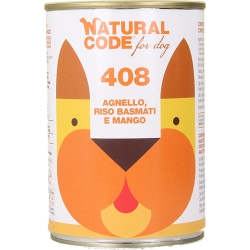 408 Lamb, Basmati Rice and Mango - Complete food for adult dogs 400g