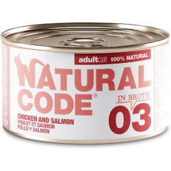 03 Chicken and Salmon - Complementary food for adult cats 85 g