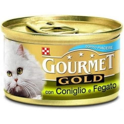 Purina Gourmet Gold Mousse Lamb and Green Beans - Complete food for adult cats 85g
