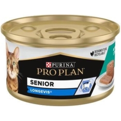 Purina Proplan Senior Cat 7+ Longevis Tuna Mousse - Complete food for Senior cats 7+ 85g