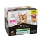 Purina Pro Plan Adult Sterilized Mix Chicken Beef - Wet food for sterilized adult cats 24 pouches of 85 g