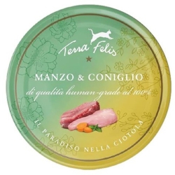 Beef and Rabbit - Complete food for adult cats 80g