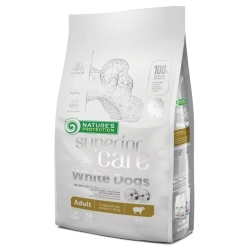 Superior Care White Care Adult Small and Mini with Lamb - Dry food for small breed adult dogs with white coats 1.5 kg
