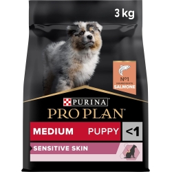 Purina Proplan Medium Puppy Sensitive Skin with Salmon - Complete food for dogs 3 kg